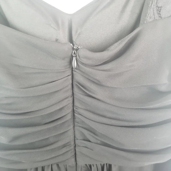 Scarlet Women's Dark Romantic Witchy Fairy Grunge Black Evening Dress Sz 8 - Picture 3 of 11